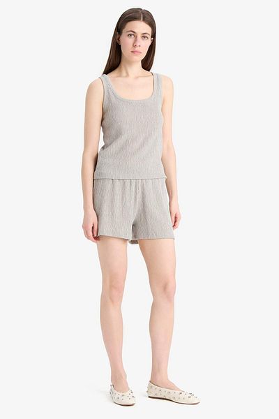 DeFacto Regular Fit 2-Piece Suit Bürümcük Athlete Shorts F1487Ax25Sm