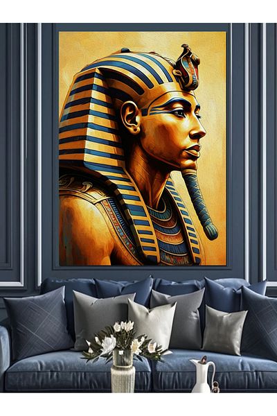 Tablomega Pharaoh's Mystery Decorative Canvas - Mdf Wood Art Print