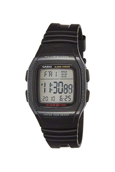 Casio Casio W-96h-1bvdf 36mm Digital Quartz Resin Band Watch - Black