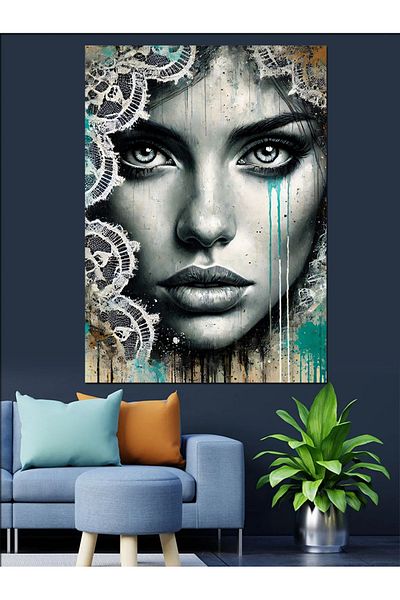 Tablomega Aspect dramatic Canvas decorativ - MDF Lemn