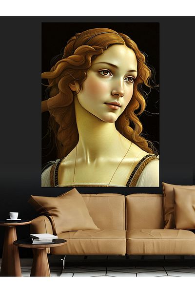 Tablomega Portrait and Natural Decorative Canvas - Mdf Wooden Painting