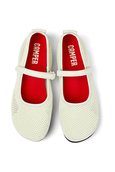 CAMPER Women's White Leather Ballerinas K 201402 -007