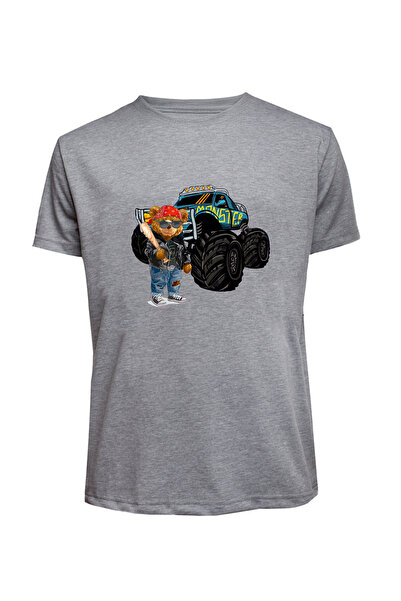 Baran Işık Štampano Pamučni džersej Single jersey Majica