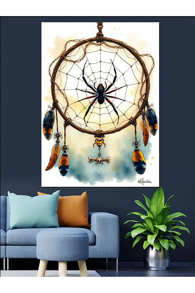 Tablomega Dream Hunter's Magic Decorative Canvas - Mdf Wooden Painting