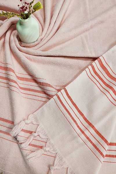 Sevim Colorful Puppy Long Towel Cotton & High Water Absorbent 90X170 cm