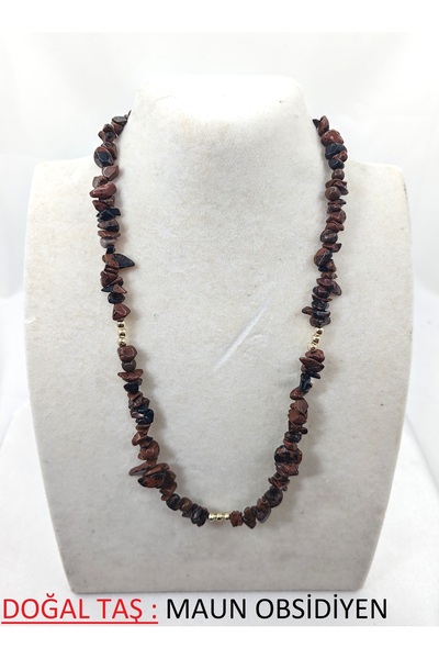 BONCADAS قلادة من الحجر الطبيعي المكسور