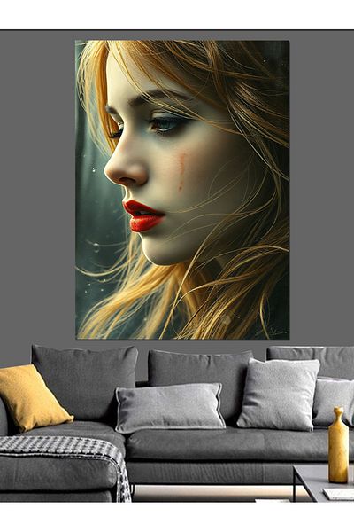Tablomega Sad Looks Canvas Decorativ - Lemn MDF