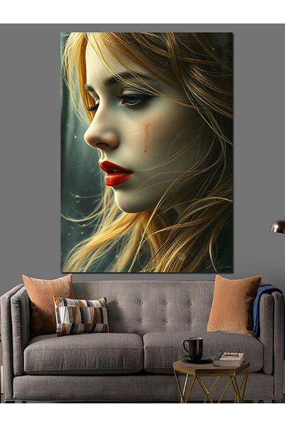 Tablomega Sad Looks Canvas Decorativ - Lemn MDF