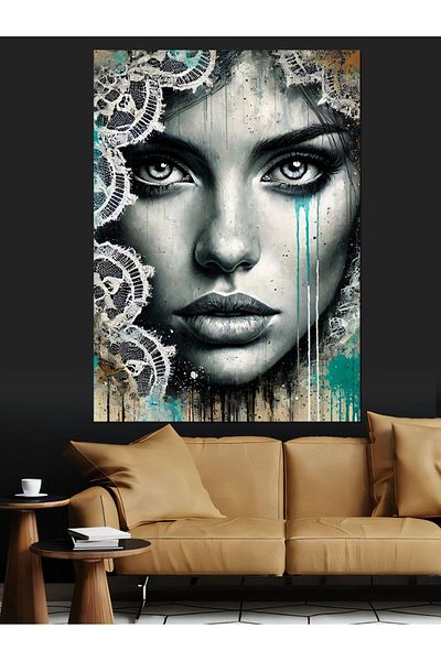 Tablomega Aspect dramatic Canvas decorativ - MDF Lemn