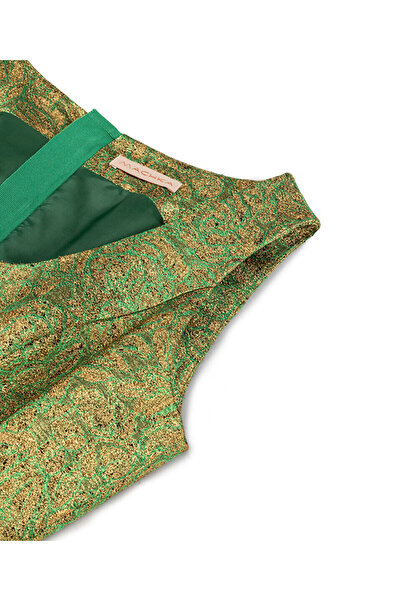 Machka Jakarlı midi elbise