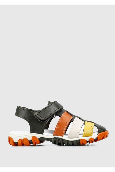 Kiddo Χακί Flat σανδάλια για αγόρι