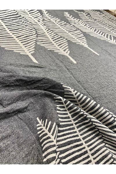 Explore Home Dark Gray, Kayle Double Cotton Bedspread