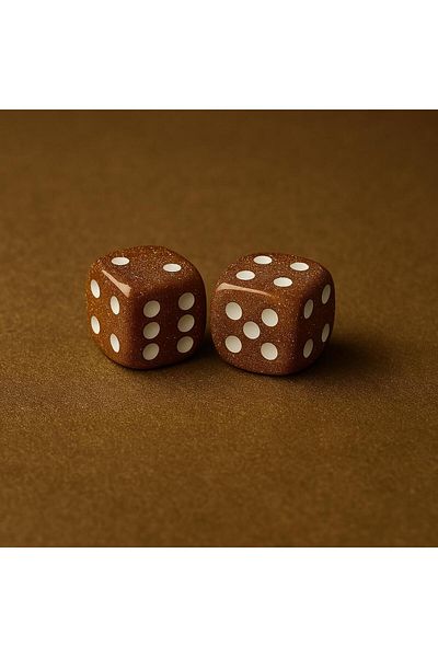 DURAN TAKI TASARIM Natural Star Stone - Dice Inlaid