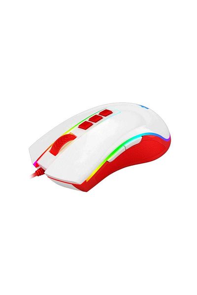 REDRAGON Mouse gaming Redragon Cobra, iluminare RGB (Rosu/Alb)