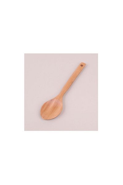 MBB ETİCARET Balsa BLS-029A Wooden Food Serving Spoon 28 cm