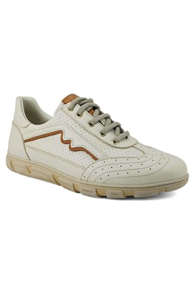 Mammamia 3225 Жіночі черевики з натуральної шкіри - кремові