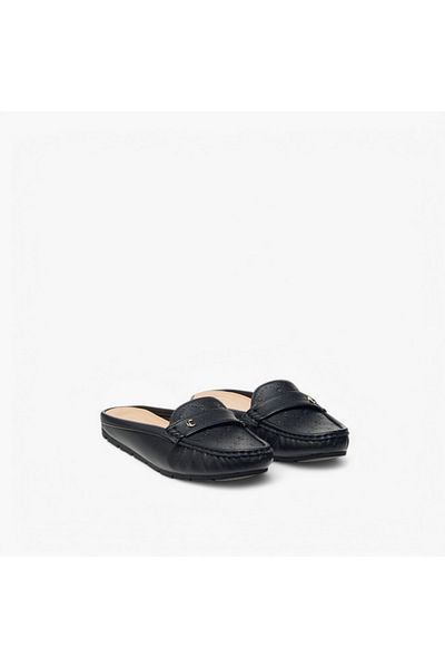 Le Confort Textured Slip-On Mules