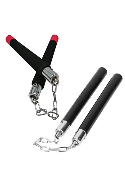 Depox Sada dvou nunčaků IdeallStore, speciální výcvik, 31 cm, černá