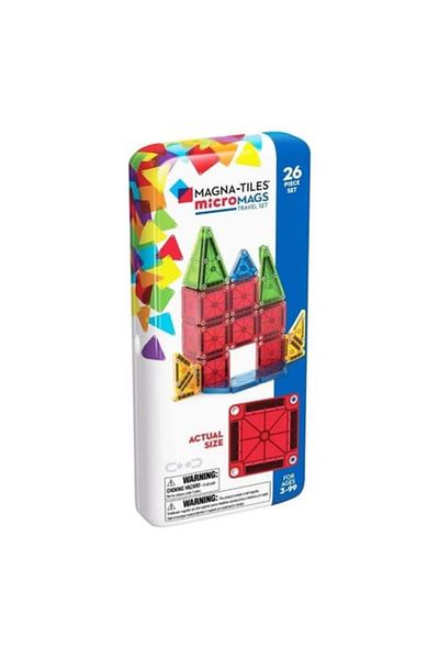 Magna Tiles Magna-Tiles Micromags Travel Set - Travel Set 26 Pieces