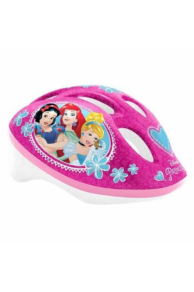 Disney Children's safety helmet with adjustable size, 53-56 cm, multicolor, Princess, Disney
