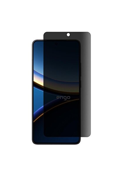 Engo Poco F7 Pro Hayalet Ekran Koruyucu Gizlilik Korumalı Şeffaf