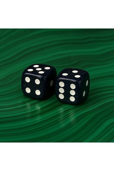 DURAN TAKI TASARIM Natural Star Stone - Dice Inlaid