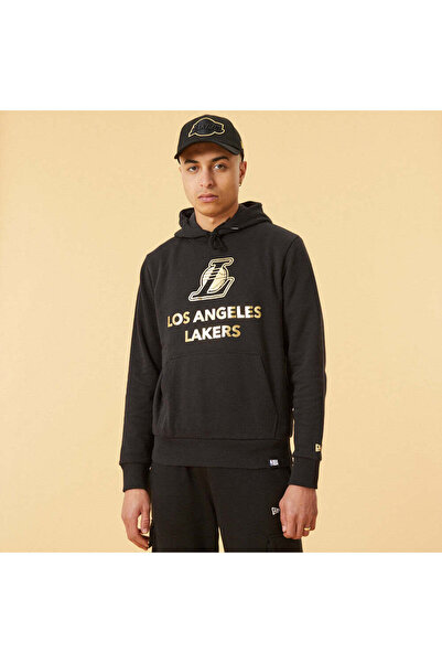 NEW ERA New Era LA Lakers Metallic Logo Hoodie