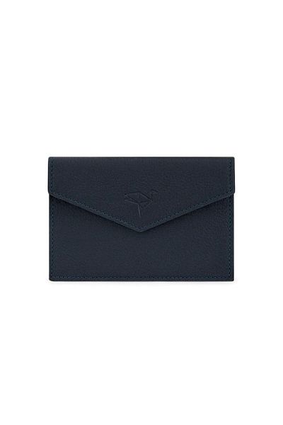 Garbalia Davos Stylish Black Genuine Leather Envelope Women's Wallet - Thin Design Card Holder