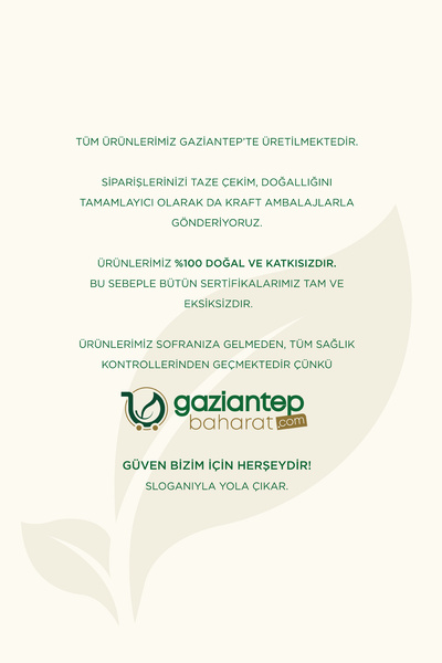 Gaziantep Baharat Zerdeçal 100gr Öğütülmüş - %100 Doğal Ve Taze Baharat