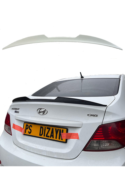 plastik body kit HYUNDAI ACCENT BLUE YARASA SPOİLER OPAK BEYAZ BOYALI