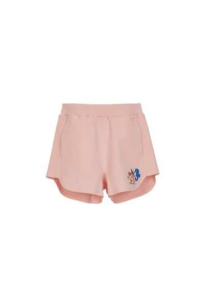 LOVETTI SeA Horse Printed light Powder Girl's Shorts - Two ThreAd