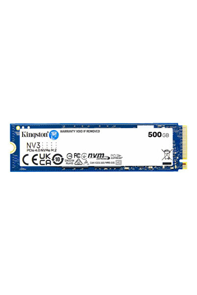 Kingston Nv3 Snv3s/500g 500gb 5.000/3.000mb/s Gen 4x4 Nvme Ssd Disk