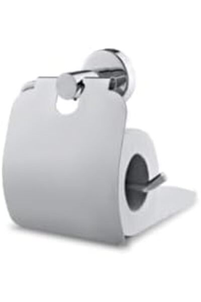 Generic حامل مناديل ورقية من الفولاذ المقاوم للصدأ - حامل ورق تواليت مثبت على الحائط للحمام