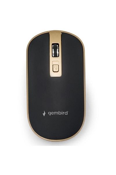 Gembird Gembird MUSW-4B-06-BG wireless mouse, 1600, Black/Gold