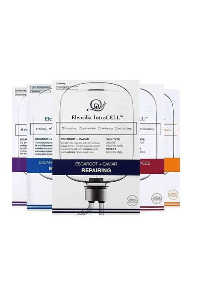 ELENSILIA Intracell 5-Piece Patented Care Mask Set - Elensilia with Snail and Components