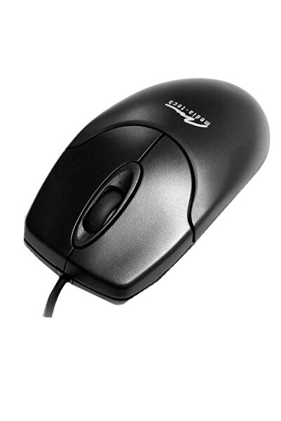 Mediatech Mouse optic Media-Tech MT 1075, PS/2, 800dpi (Negru)