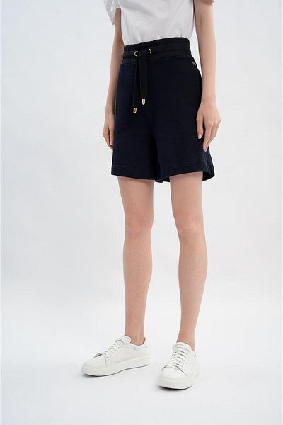 Escada Sport String Tied Short Length Cotton Shorts