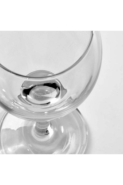 IKEA NKEBLOMSTER Juice Glass, Clear Glass 25 cl, 17 cm Tall Dishwasher Safe