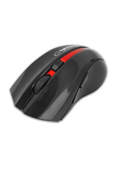 ESPERANZA Mouse Esperanza Virgo optic fara fir, 6D, Bluetooth v.5.0, 1600 DPI (Negru/Rosu)