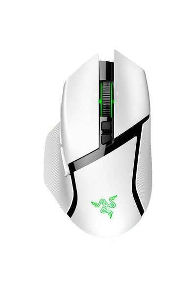 RAZER Mouse pentru jocuri fără fir Razer Basilisk V3 PRO, 30.000 DPI (Alb)