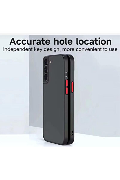 m.tk moveteck Samsung Galaxy A36 Kılıf Mat Parmak izi Yapmaz Kamera Korumalı Renkli Tuşlu Sert Silikon Kapak