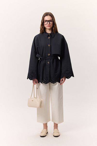Manuka Pleated Gabardine Pants Ecru