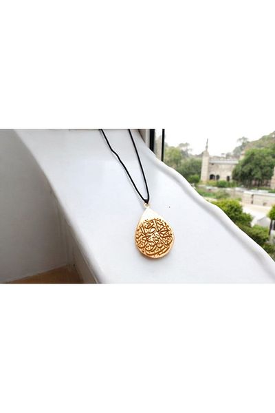 yerlikaya bakır Evil Eye Prayer 2 Pure Copper Necklace