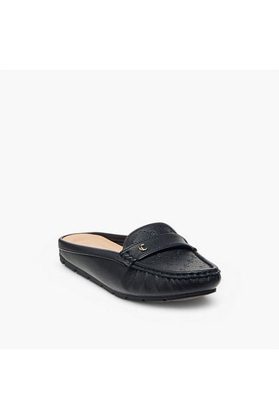 Le Confort Textured Slip-On Mules