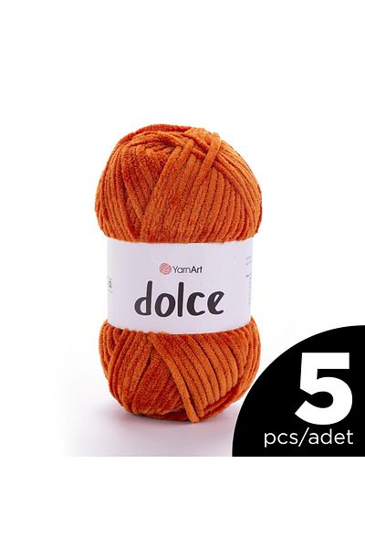 Yarnart DOLCE - ΒΕΛΟΥΔΙΝΟ ΠΛΕΚΤΟ ΣΧΟΙΝΙ ΧΕΡΙΟΥ - 778 - 5 ΤΕΜΑΧΙΑ