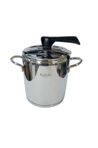 OMS 5110 Silver Silindir Klasik Düdüklü Tencere 7 Litre