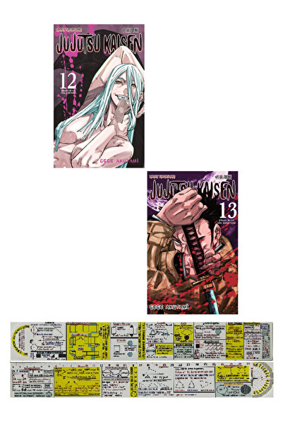 Gerekli Şeyler Yayıncılık Jujutsu Kaisen 12-13. Ciltler Manga Seti + Mat. Öğr...