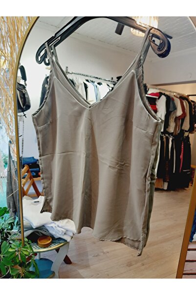 ALVWOMAN بلوزة بحزام على شكل حرف V