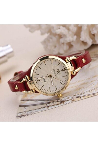 Toz Vintage Gyrox Kırmızı Yuvarlak Vintage & Retro Saat