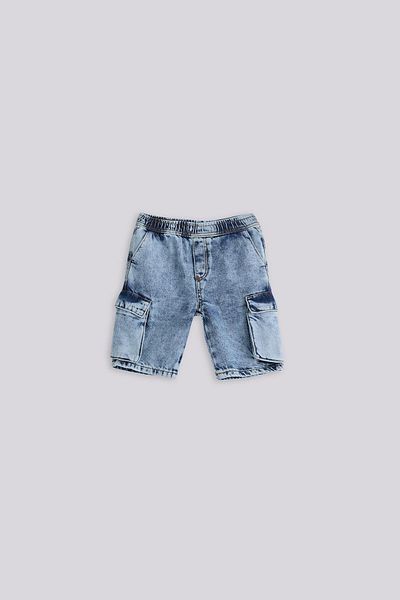Guess Bg Store Pantaloni scurți albaștri pentru băieți